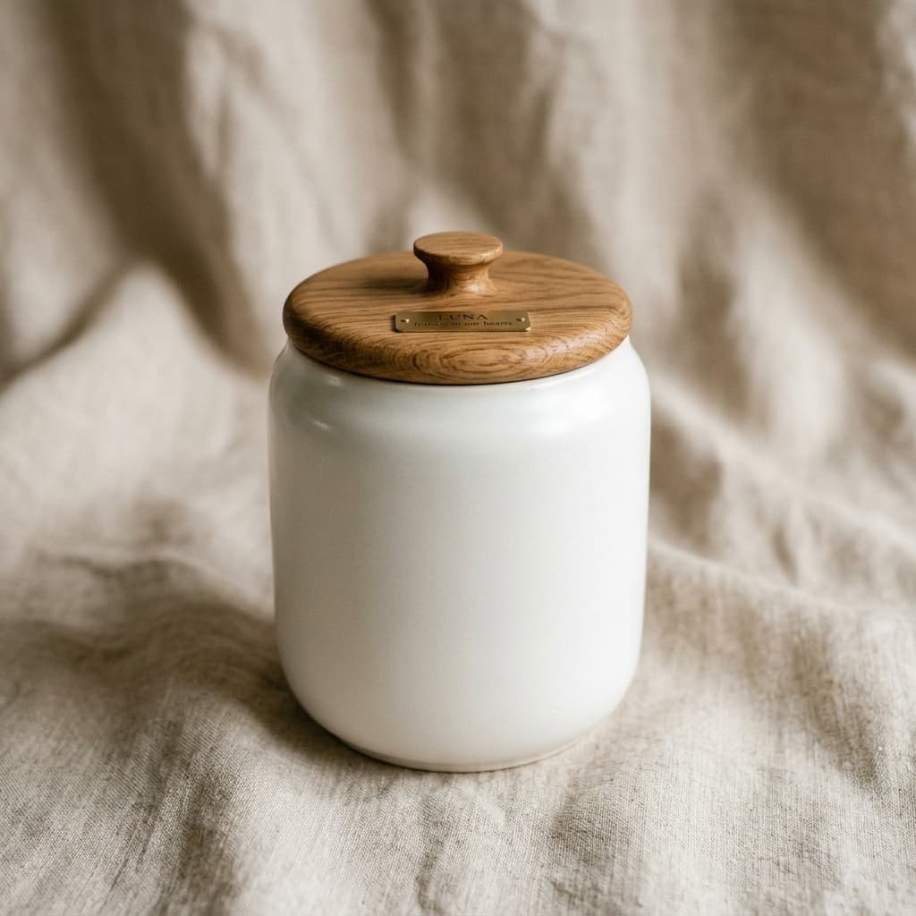 Modern Ceramic Keepsake Urn