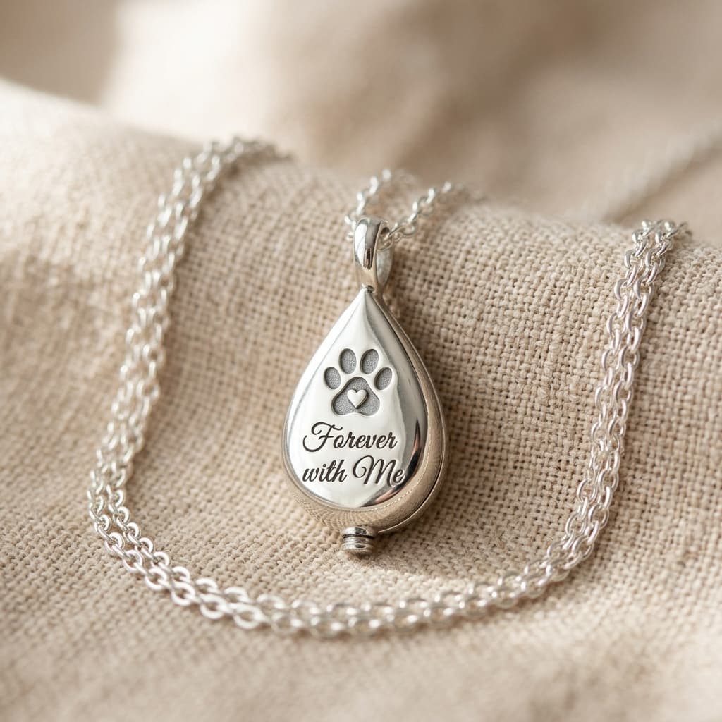 Sterling Silver Ashes Pendant